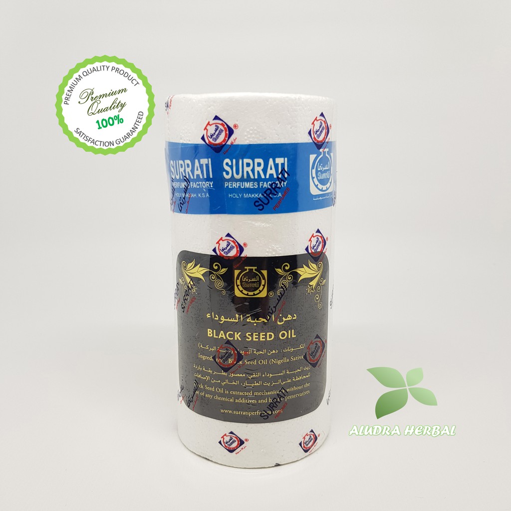 

Surati Black Seed Oil Asli 100 Gram Minyak Jintan Hitam Blackseed