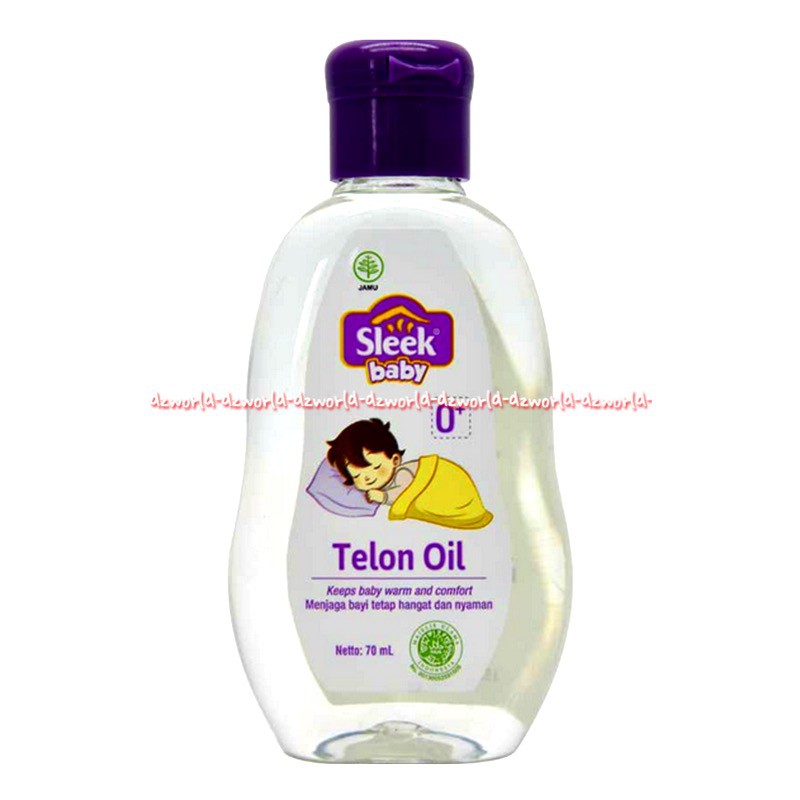 Sleek Telon Oil Minyak Telon Bayi Ukuran Kecil Ttravelling 70ml Sleeks