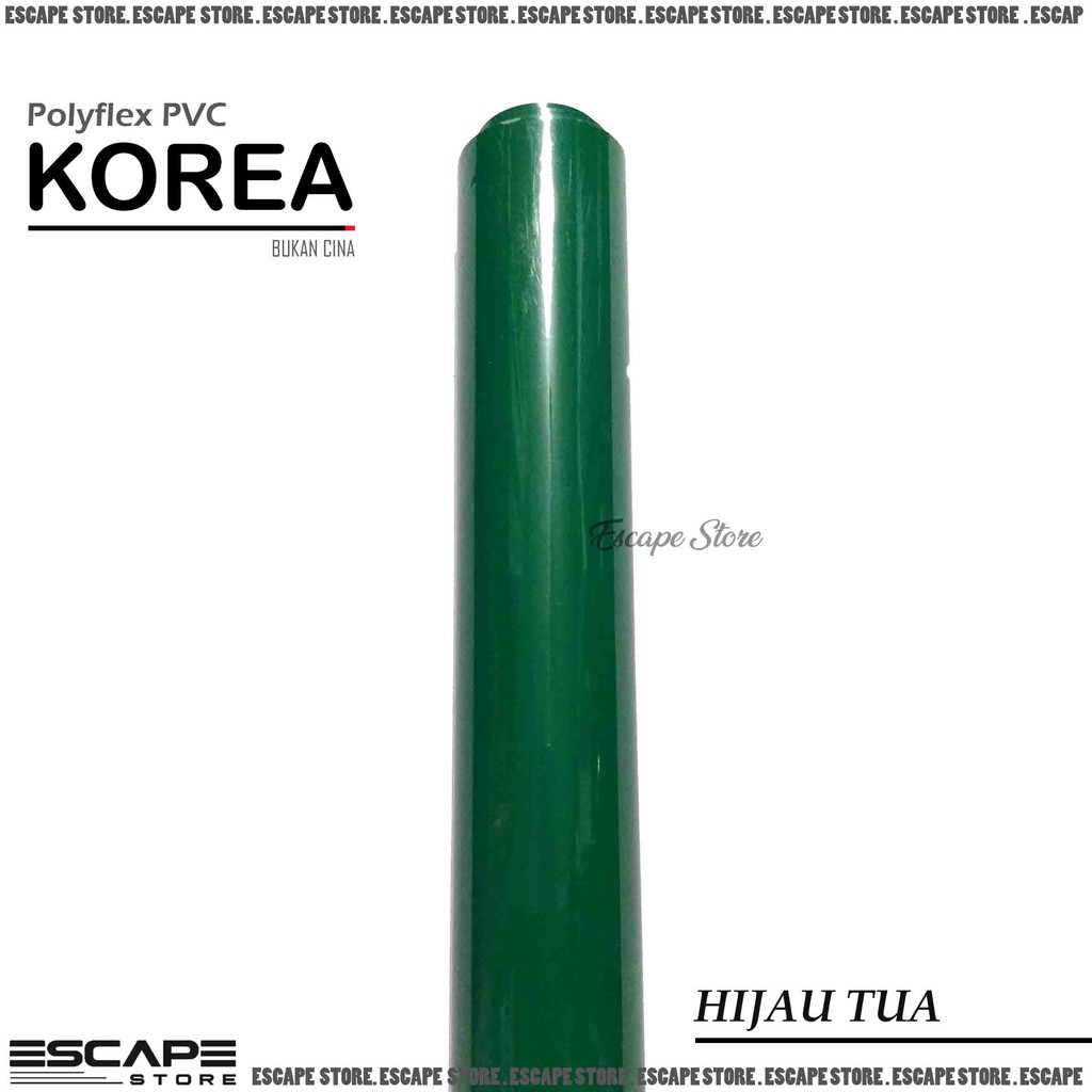 Polyflex PVC Korea . Poliflex PVC Korea Meteran Murah - Hijau Tua