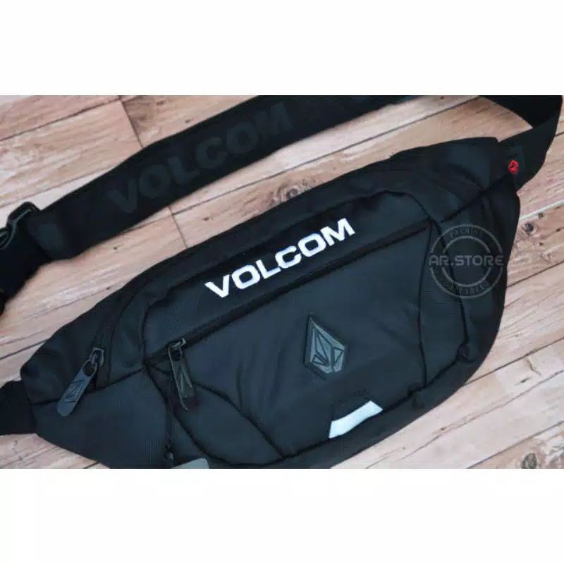 TAS VOLCOM WAISTBAG VOLCOM TAS SELEMPANG VOLCOM PREMIUM LOGO BESI