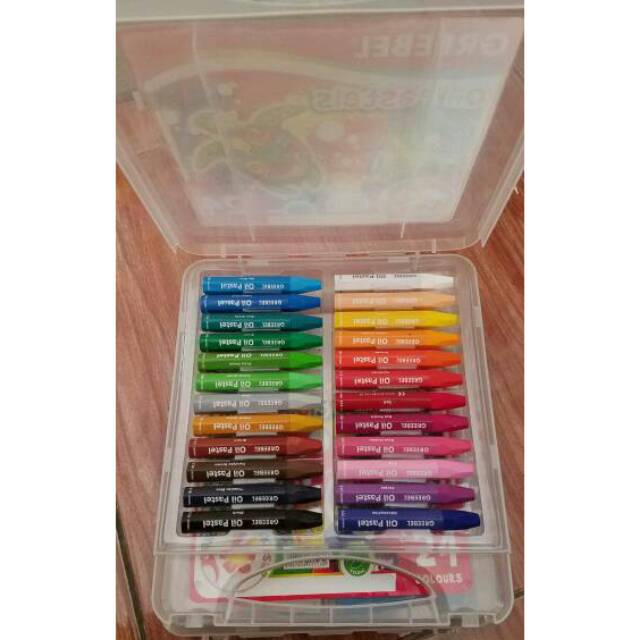 

Krayon 24 warna grebel