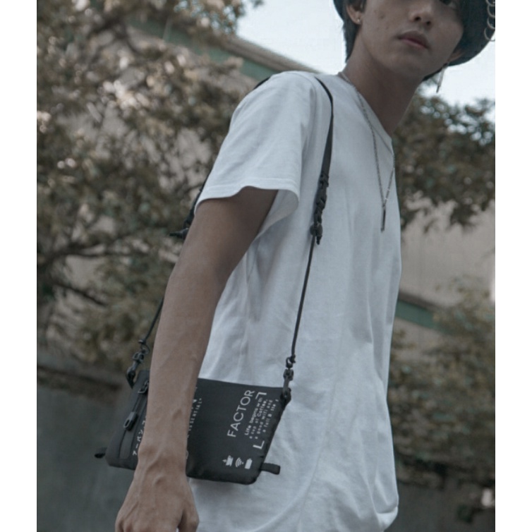 NOCTURNAL BLACK |MNMXURBAN| Tas Selempang Pria Tas Handphone Sling Bag ORIGINAL