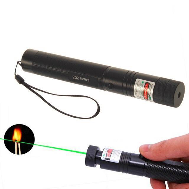 Laser Jarak Jauh 10 km Hijau Pointer Presentasi Senter Leser