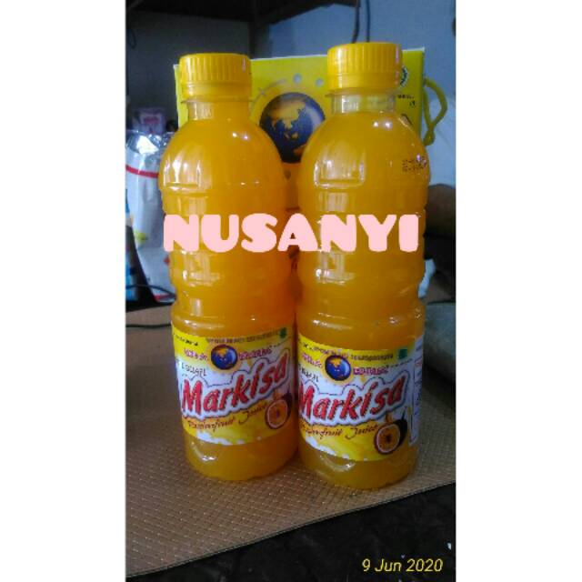 SIRUP MARKISA BOLA DUNIA 500 ML X 2 BOTOL OLEH - OLEH KHAS KOTA MAKASSAR
