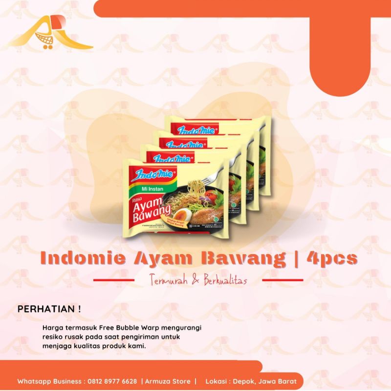 

indomie Ayam Bawang 4pcs | Mie Instant