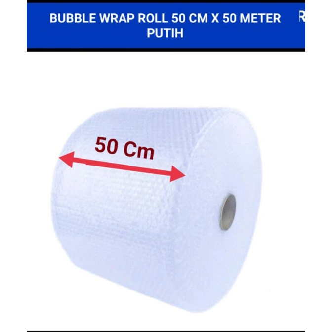 

Bubble wrap 50m x 50cm buble wrap bubblewrap plastik bubble ekonomis murah