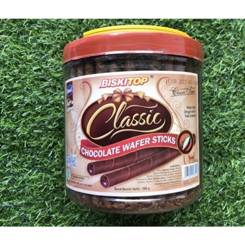 wafer stik classic/astor/toples/hampers (biskitop) 500gr