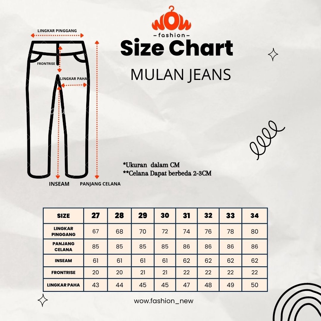 WOW-Mulan Celana Jeans  Highwaist Celana Jeans 7/9//Celana Wanita// Celana Kombinasi Wanita