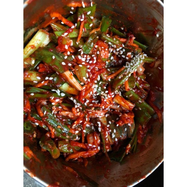 

KIMCHI DAUN BAWANG | KIMCHI FRESH MADE | KIMCHI HALAL | KOREAN FOOD