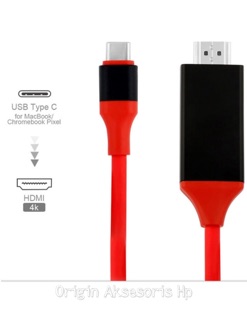 Kabel Hdmi Usb C ke HDTV Digital TV Lcd Hdmi Type C USB-C