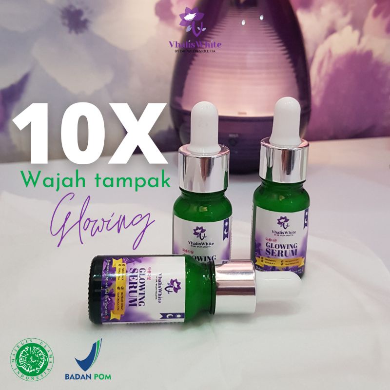 VHALIS WHITE BY DR WILDA VIOLETTA SKINCARE SERUM GLOWING | PENCERAH | WHITENING