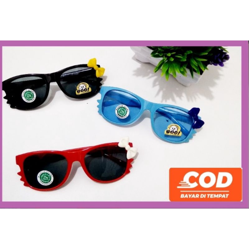 " BOO 4002 SG " KACAMATA KOREA ANAK PEREMPUAN MODEL HELLO KITTY AKSESORIS PITA UNTUK USIA 1 TAHUN 2 