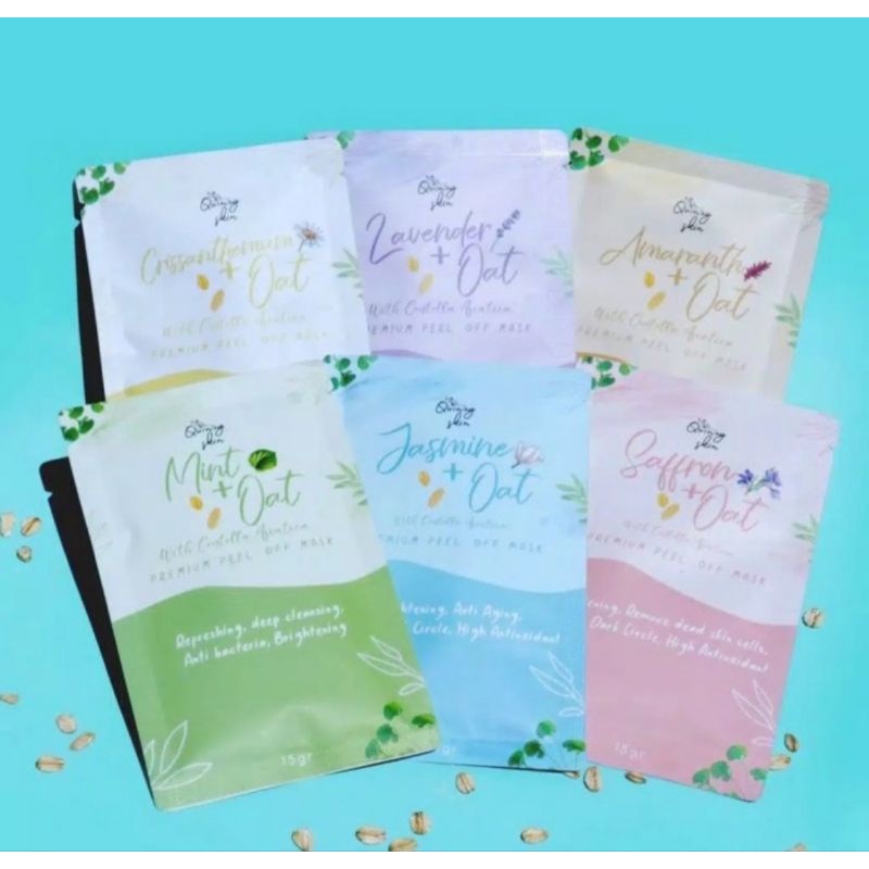 BPOM Quinzyskin Premium Peel Off Mask Saffron / Masker Organik by quinzy skin Safron READY STOK PEEL