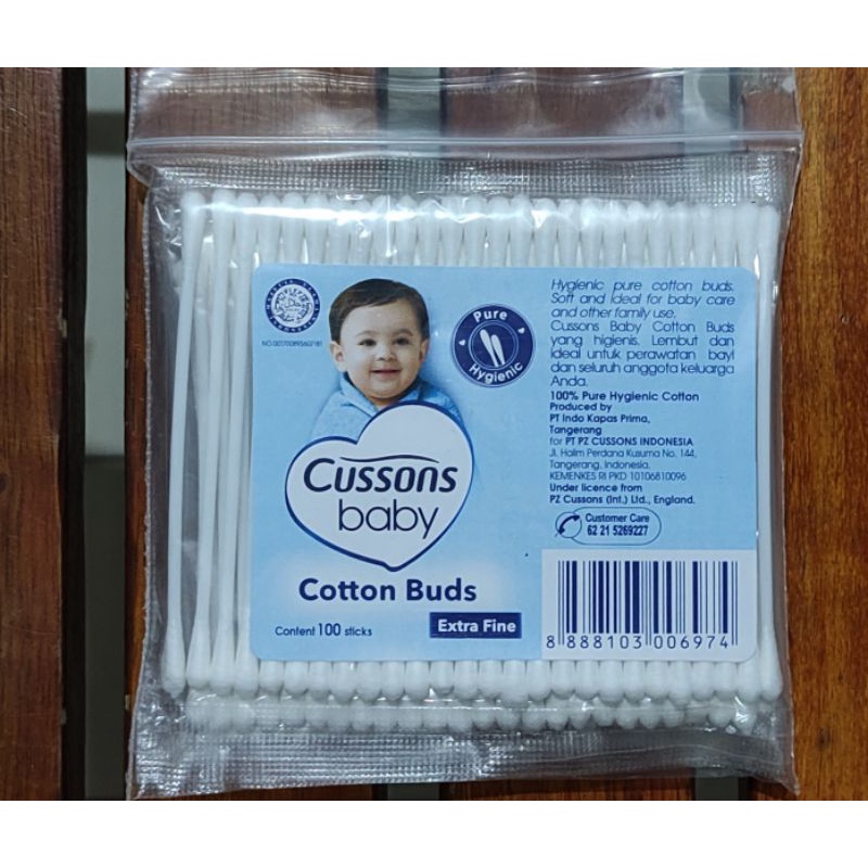 Cussons Baby Cotton Buds Extra Fine Isi 50 &amp; 100 / Reguler / Pembersih Telinga Anak  &amp; Dewasa