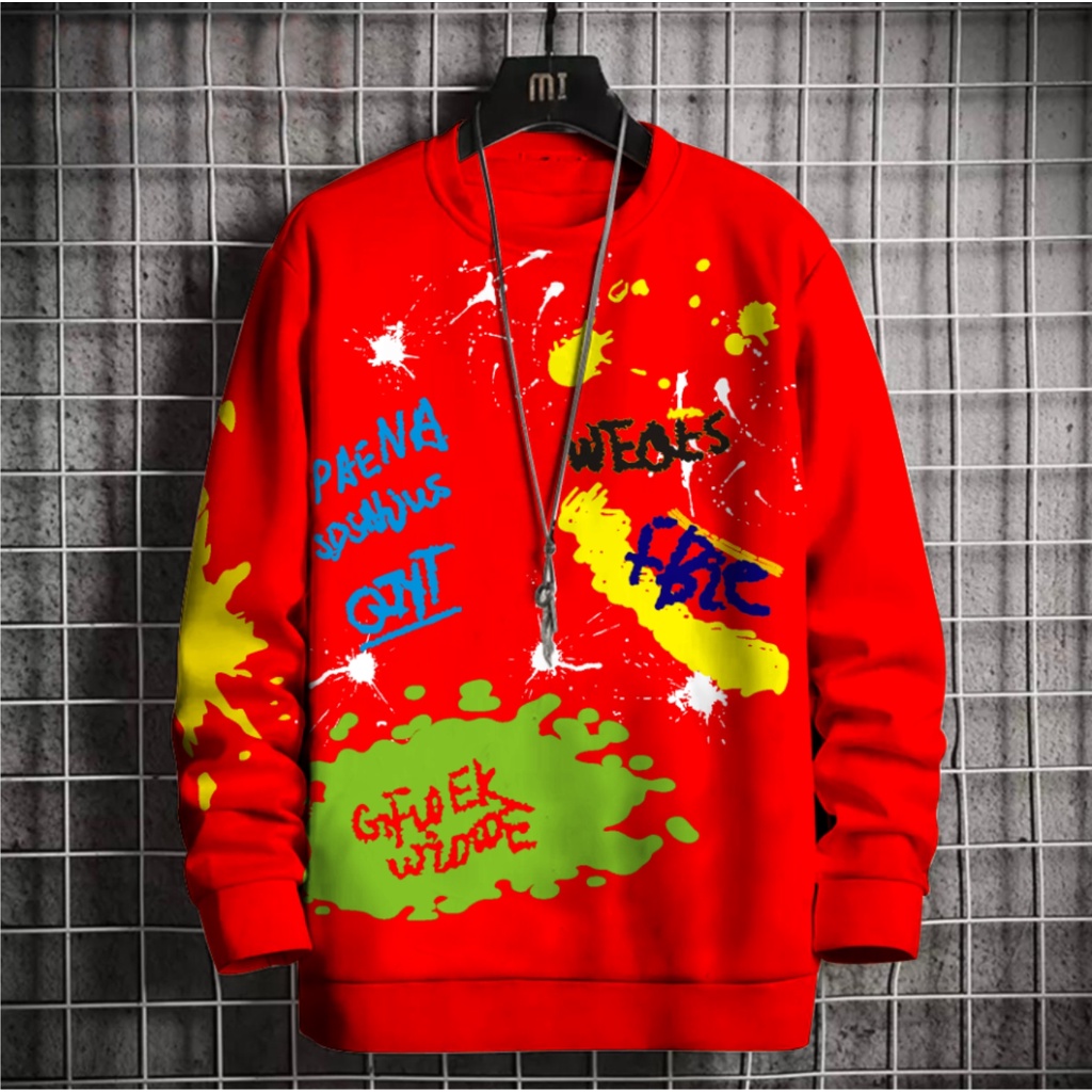 Sweater Grafiti PAENA Babyterry UK M L - Flava_Store