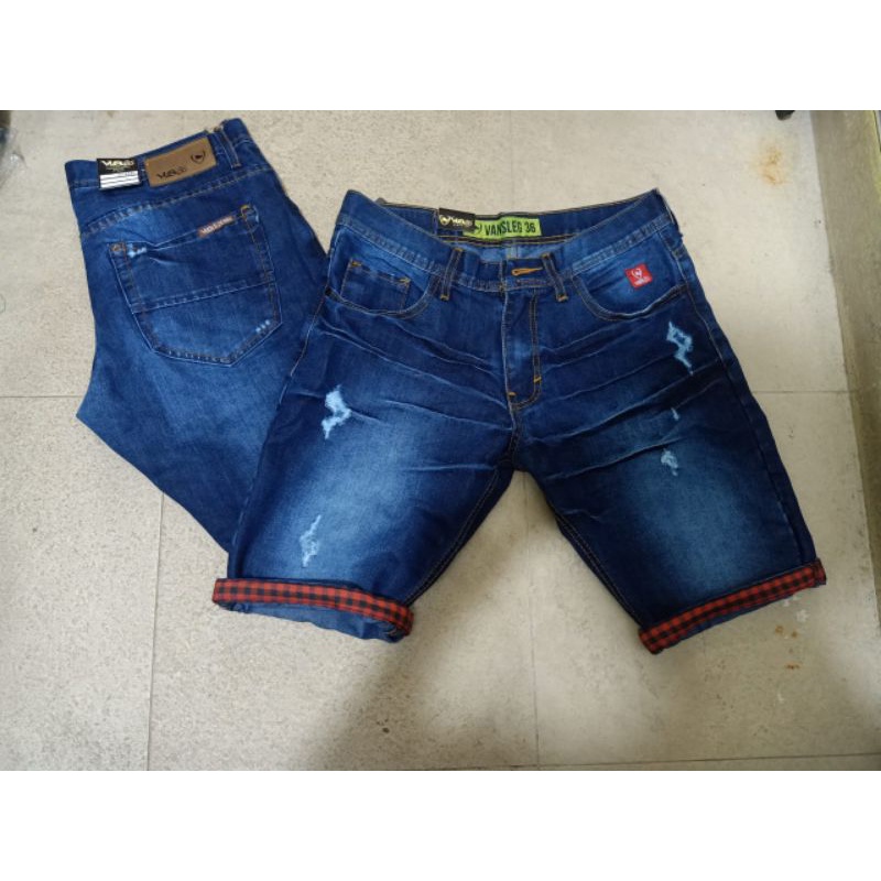 CELANA PENDEK JEANS PRIA SOBEK&quot; DISTRO PREMIUM || CELANA FASHION || CELANA PRIA KEKINIAN