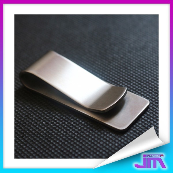 

Dompet Klip Uang Kertas Stainless Steel - Silver
