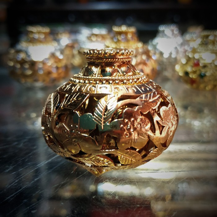 Mendak Selut Cincin Keris Tembaga Sepuh Emas Kelas Premium Berkualitas- Solo Galeri Buku