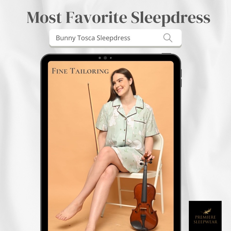 CLEARANCE SALE Sleepdress Premium Cotton by PREMIERESLEEPWEAR piyama daster pajamas dewasa-1