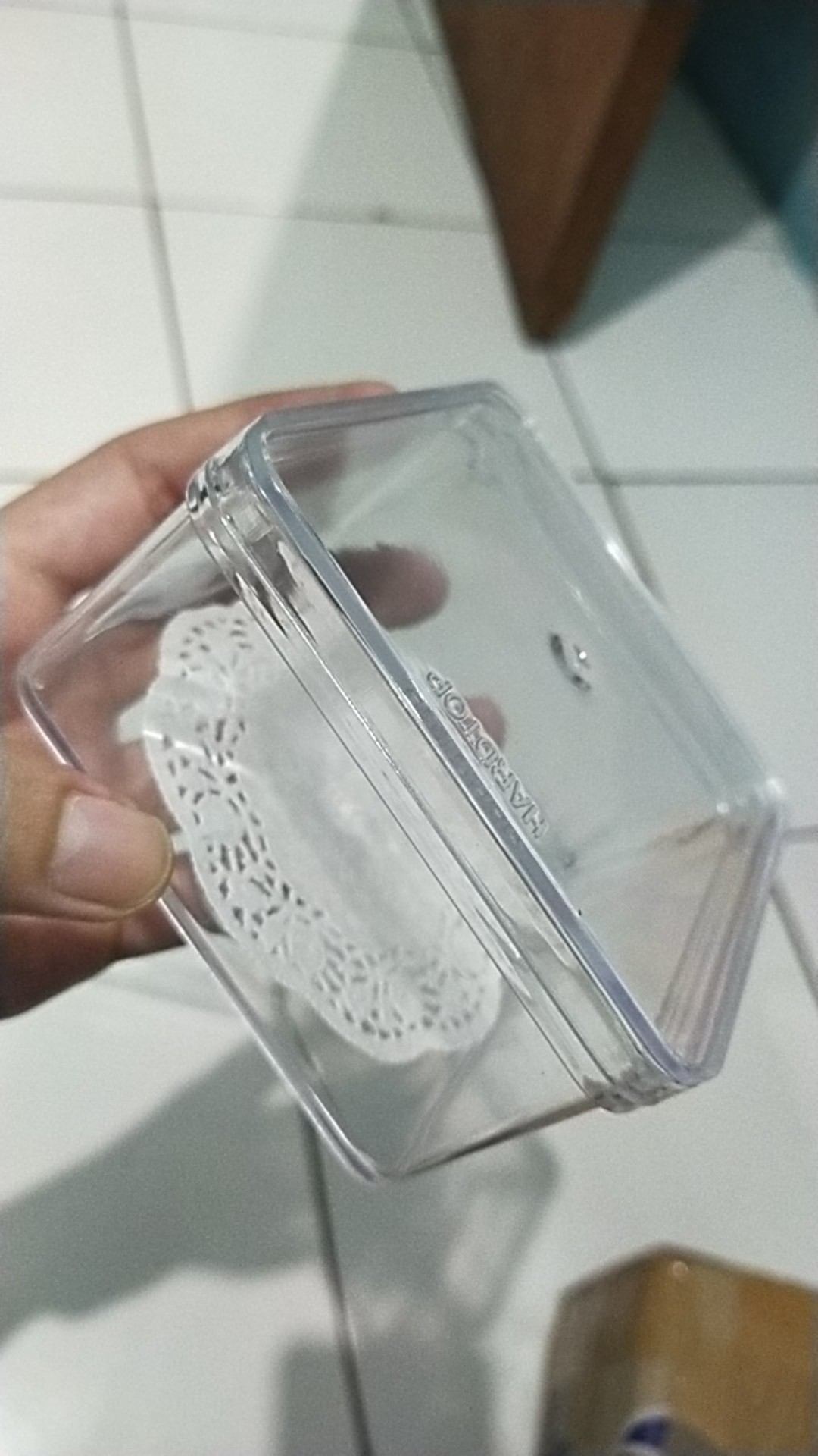 Eceran Kotak Kosong Dessert Box Tiramisu Cup Puding Kotak 9x9x5cm Minimum Beli 4 Kotak