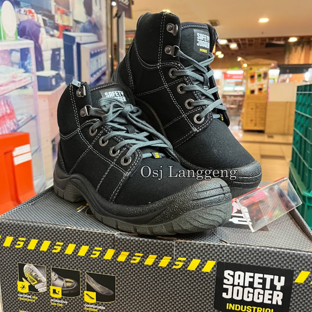 Sepatu Safety Jogger DESERT Hitam - Safety Shoes Jogger DESERT Hitam Original