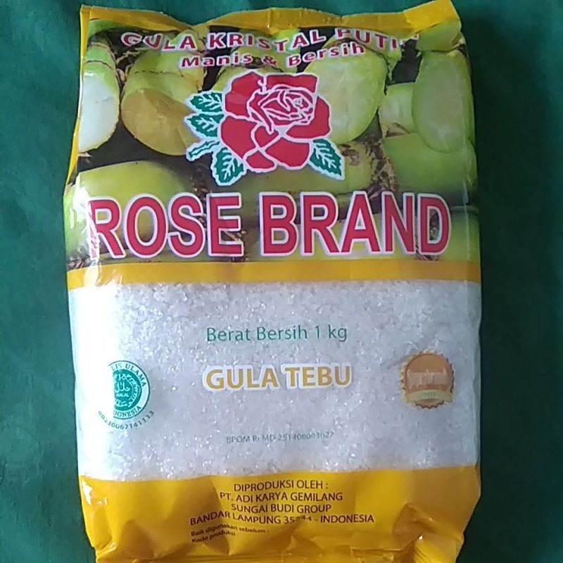 ROSE BRAND GULA PASIR KUNING 1 KG