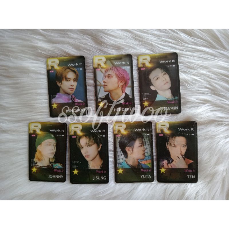 LENTICULAR WORK IT UNIT ERA RESONANCE 2020 PHOTOCARD JAEMIN JUNGWOO JISUNG YUTA HENDERY JOHNNY TEN P