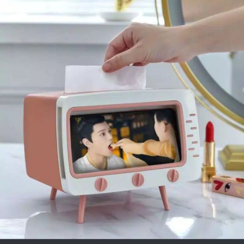 Tempat Tissue Model Tv Box