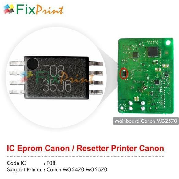 IC EPROM MG2570S IC COUNTER IC RESET CANON MG2570S - 508WP SERI LAMA | PROMO