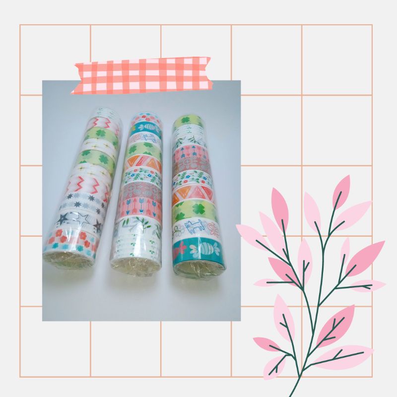 

washi tape lucu untuk journaling