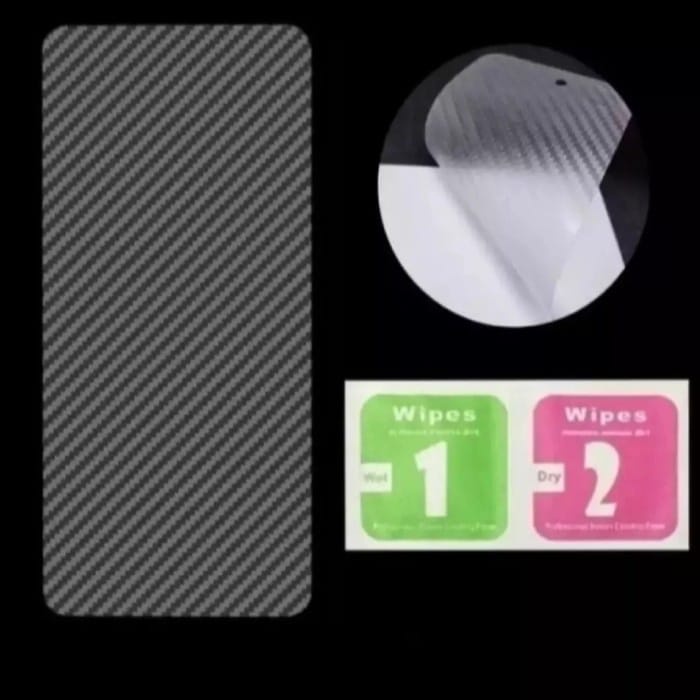 Garskin Carbon XIAOMI POCO X3 GT 5G Back Screen Protector Transparant Skin