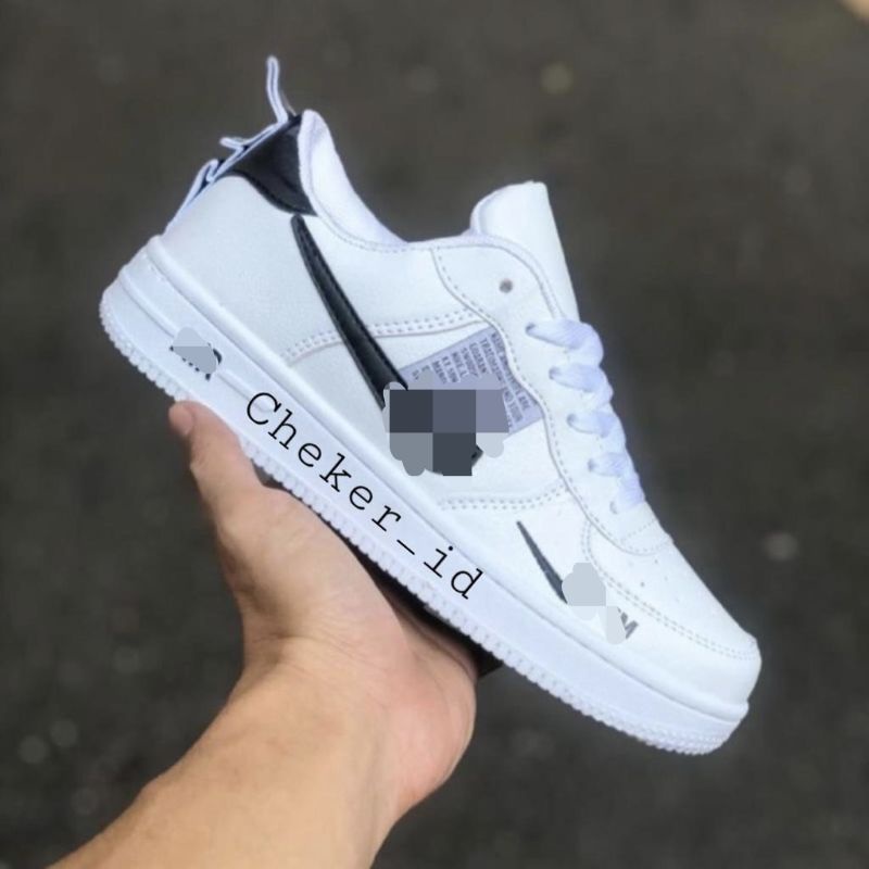 SEPATU SNEAKERS A1R FORC3 1 ONE UTILITY LV8 SEPATU SNEAKERS FULL WHITE PUTIH POLOS WHITE BLACK PUTIH HITAM SEPATU WANITA SEPATU PRIA