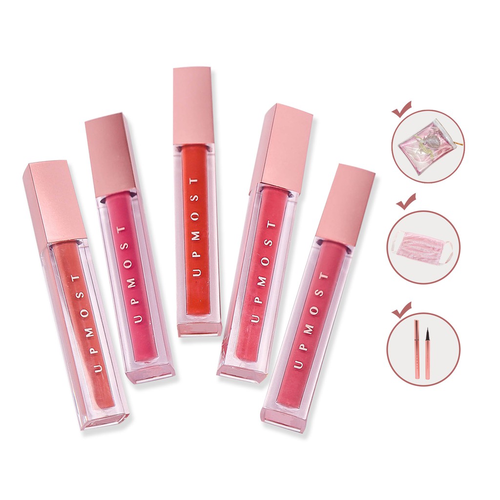 

Upmost Airy Velvet 5 Lipcreme Limited Set (Free Pouch+Fabric Mask+Eyeliner)
