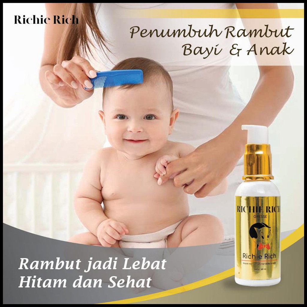  Richie  Rich  Serum Penyubur Rambut  Anak  Penumbuh Rambut  