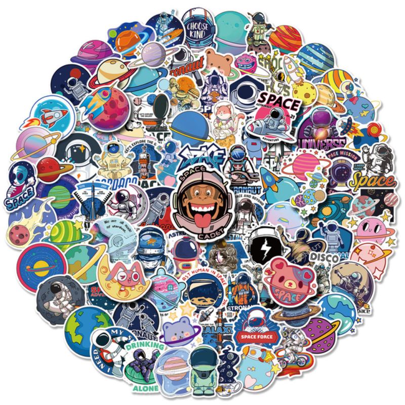 

Stiker Luar Angkasa Pack Style 260234- Stiker Aesthetic Keren Imut Laptop, Aksesoris Hp, Anti Air, Motif, Helm, Tumbler, Koper, Kulkas