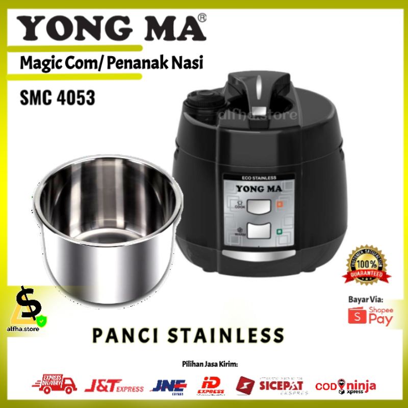 [STAINLESS] YONG MA SMC4053 Rice Cooker YongMa