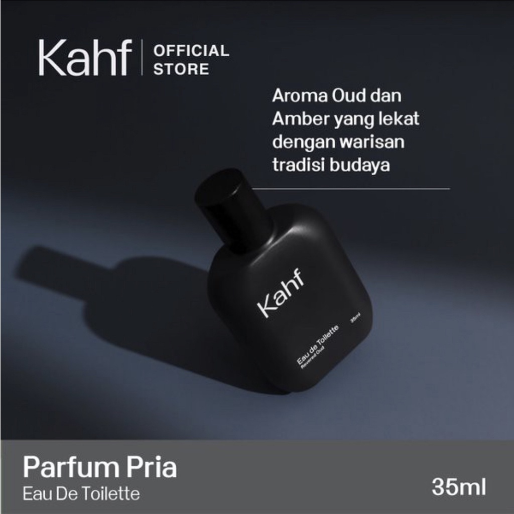 KAHF Men Eau De Toilette 35 ML Perfume Original BPOM / Parfum Pewangi