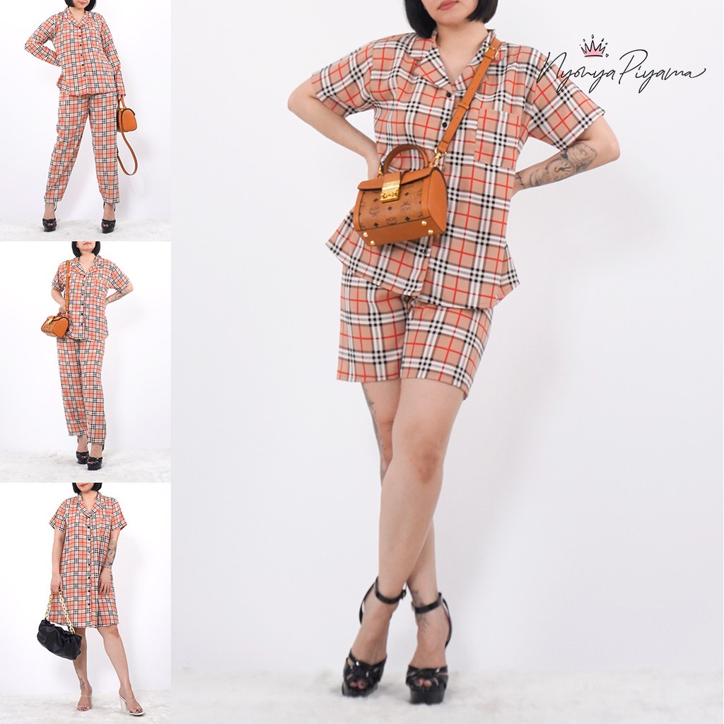 Piyama Terbaru Tebal Organik Ori Pendek Cod U6X1T5W5E8 Reject Muslimah Fashion Terlaris Kimono Remaj