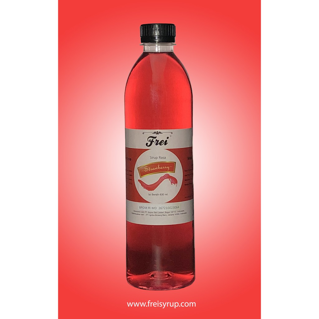 

Syrup Strawberry Frei