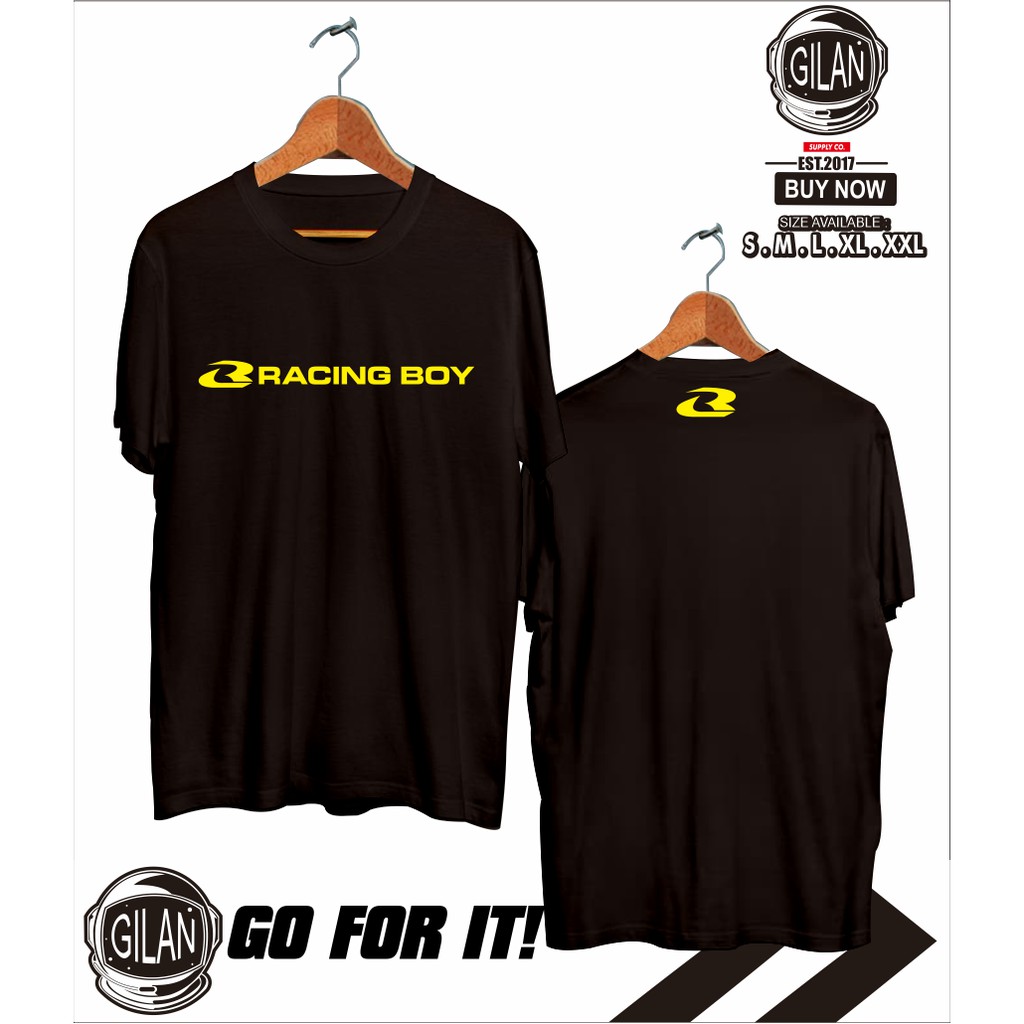  KAOS  BAJU  RCB RACING  BOY LOGO KAOS  OTOMOTIF TERBARU 