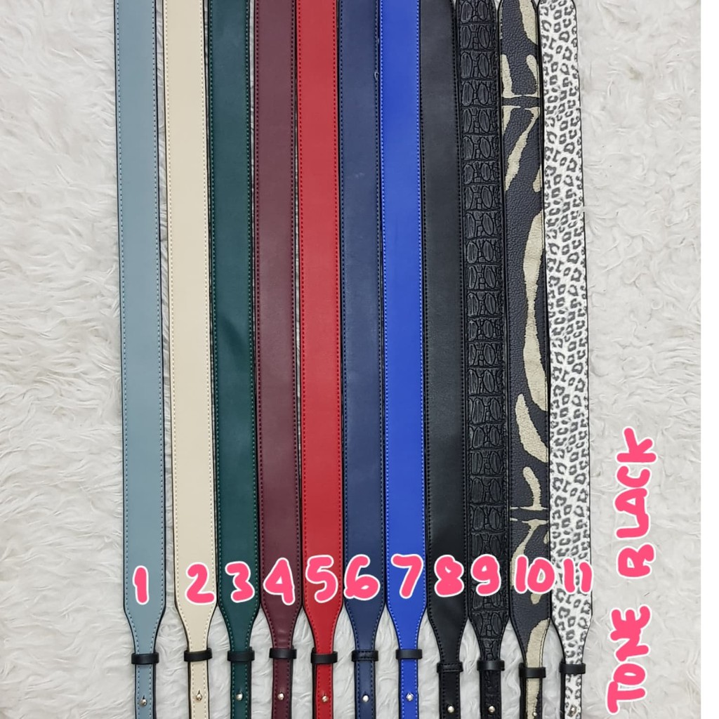 adjustable Bag strap polos 2 tone