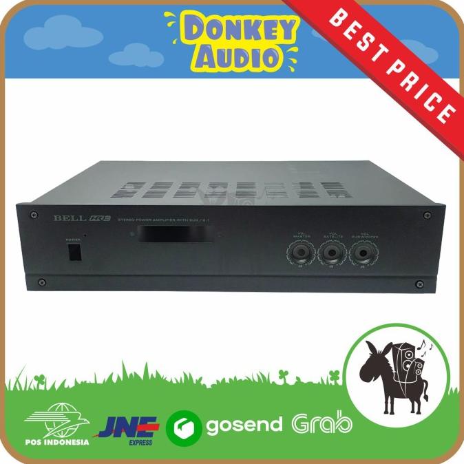 BOX HR3 HR 3 HR-3 MP3 POWER AMPLIFIER AUDIO CASING AMPLIFIER BELL .