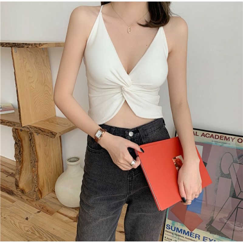 Blairs - atasan wanita cewek tanpa lengan kutungan musim panas summer import korea sexy tank top cro
