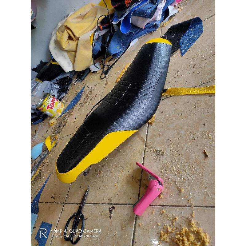 Jok Mio Sporty - Mio Lama Modifikasi Variasi Lis