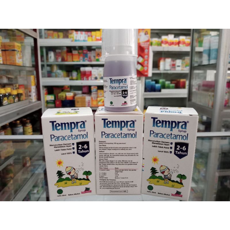 Tempra Sirup 30ml Rasa Anggur | 2-6Th - ED 07/2024