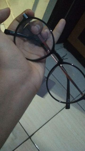 Kacamata Ga Bulat  Free Box Dan Lap Kain