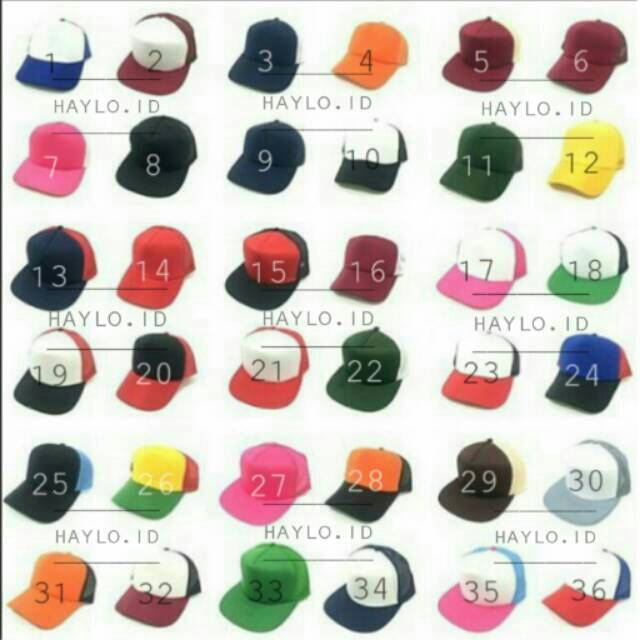Trucker Hat Polos / Topi Jaring / Topi Trucker