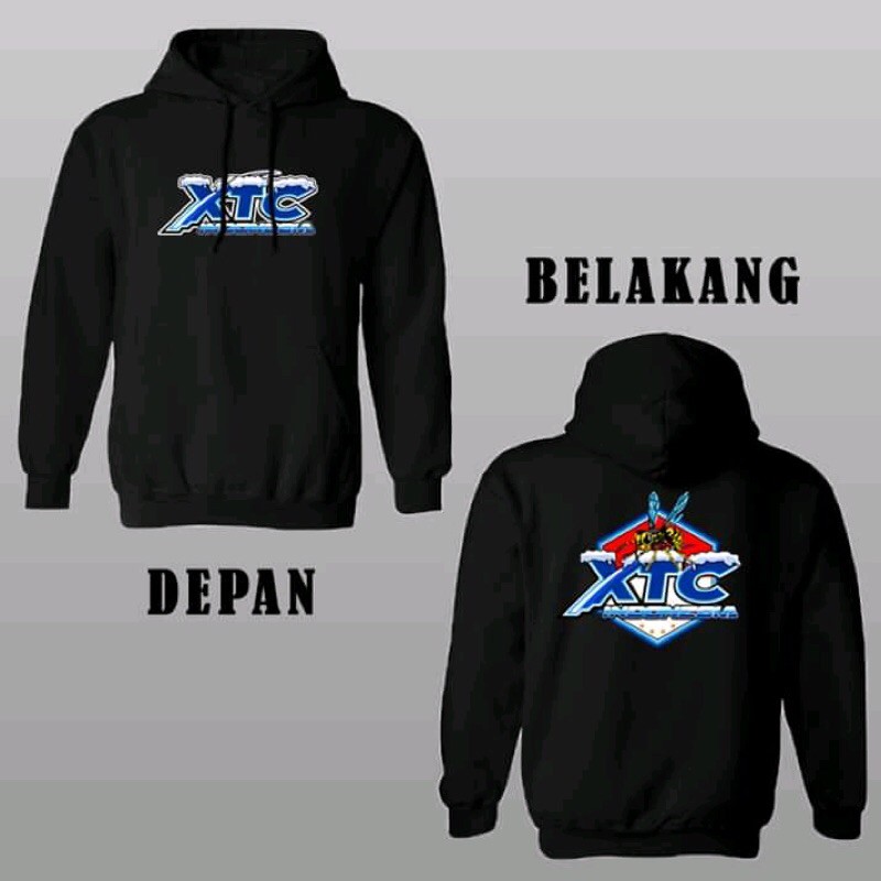JACKET XTC INDONESIA HOODIE XTC INDONESIA BAHAN 100% ASLI KATUN