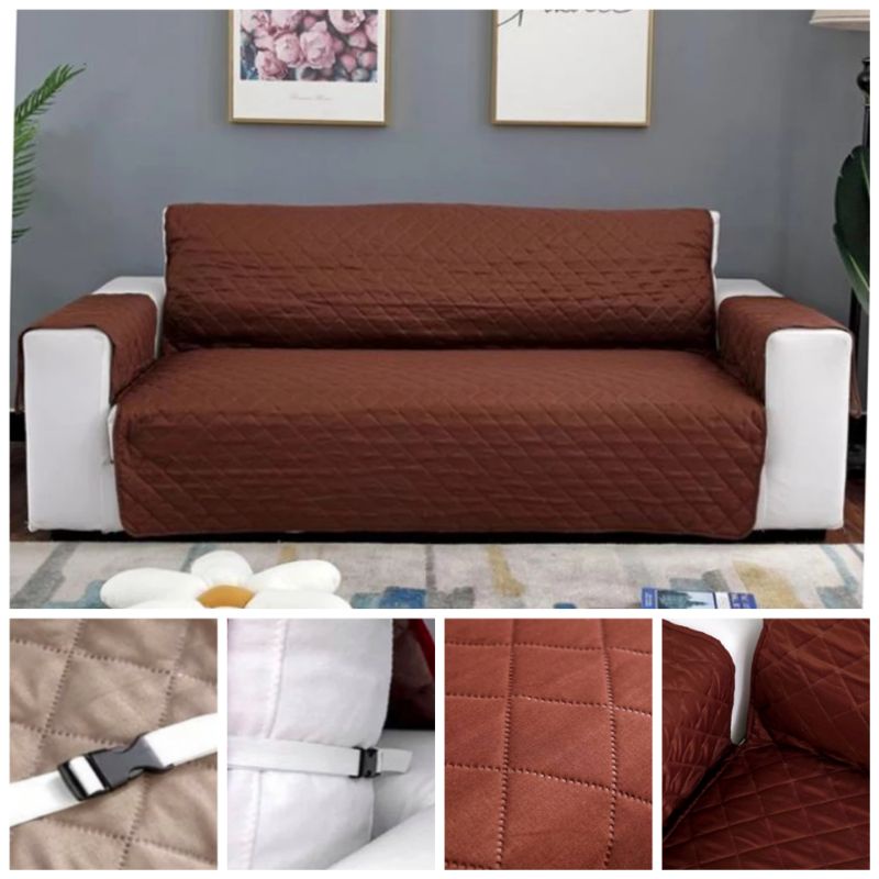 Cover sofa PROTECTOR 1/2/3/4 seater Sarung sofa PROTEKTOR 1/2/3/4 dudukan