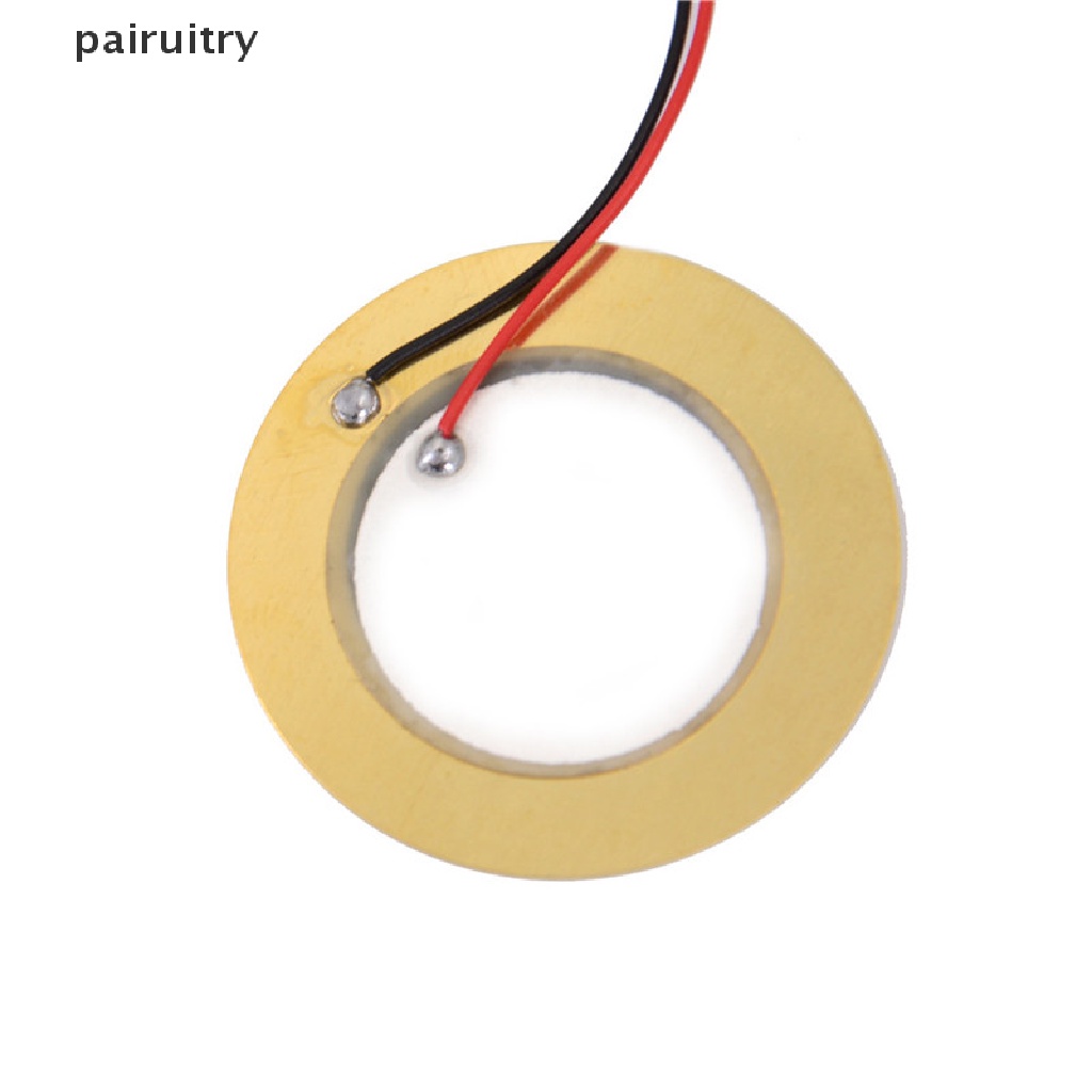 Prt 10pcs Disk Drum Piezo Elements 35mm Dengan Sensor Trigger + Kabel Tembaga PRT